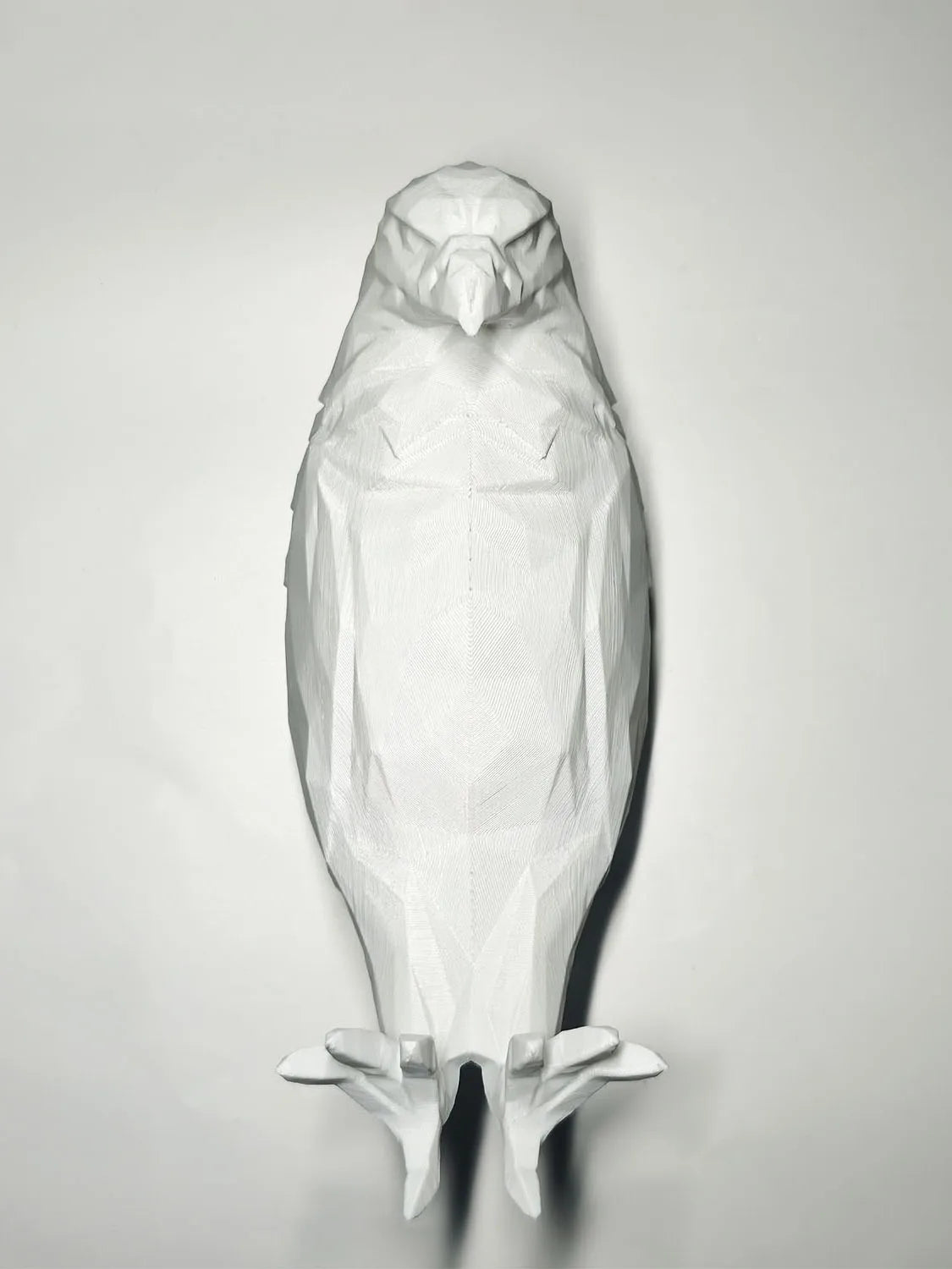 3D printed light and shadow lamp owl