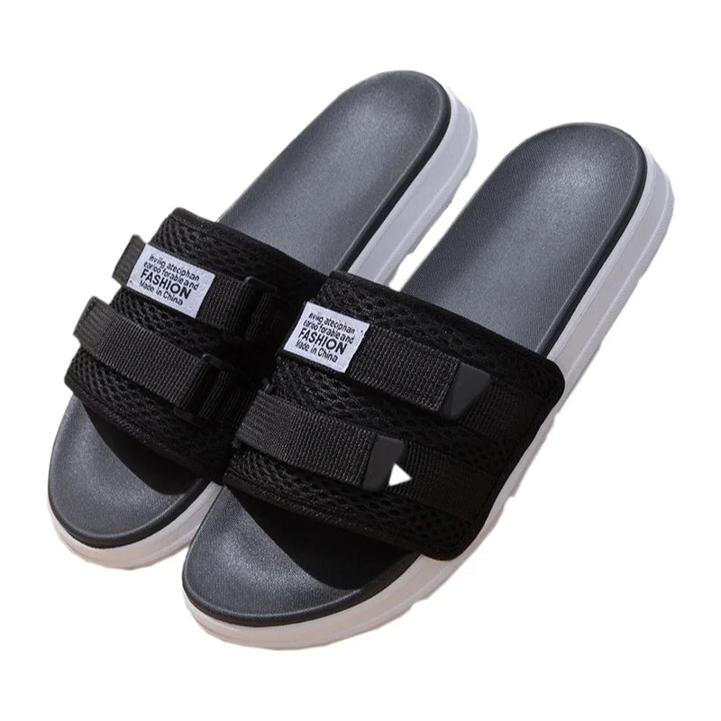 Summer 2025 Sporty Couple Slippers Indoor Outdoor Wearable Unisex