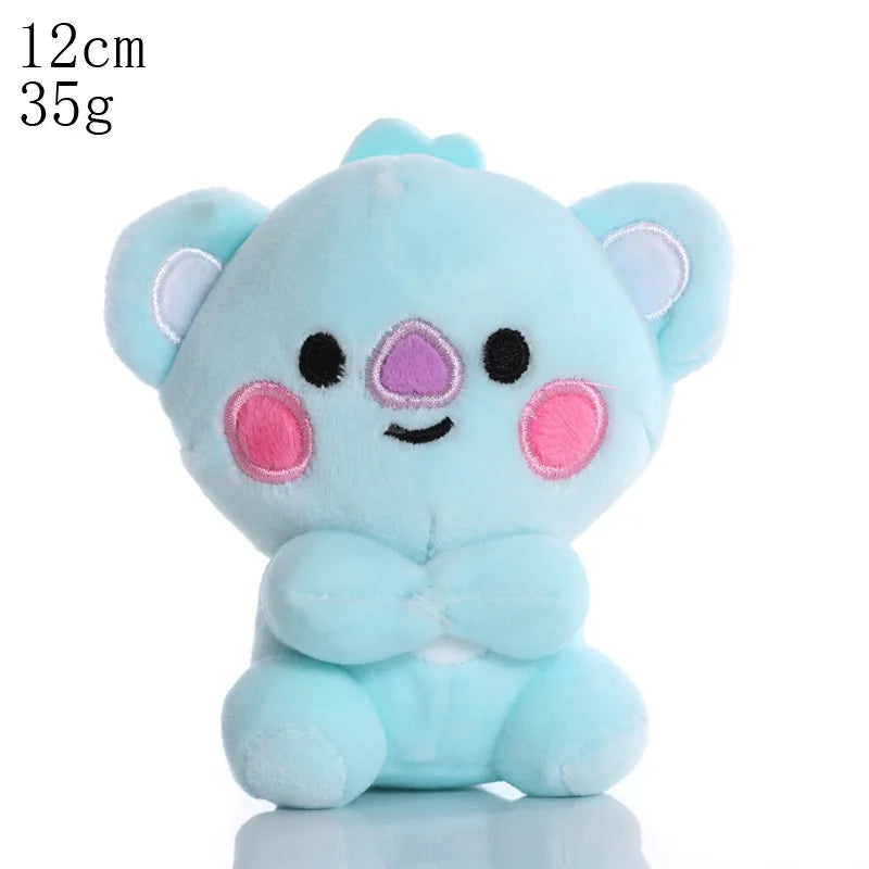 Cute  animal Cartoons Baby Pendant Plush keychain Toys