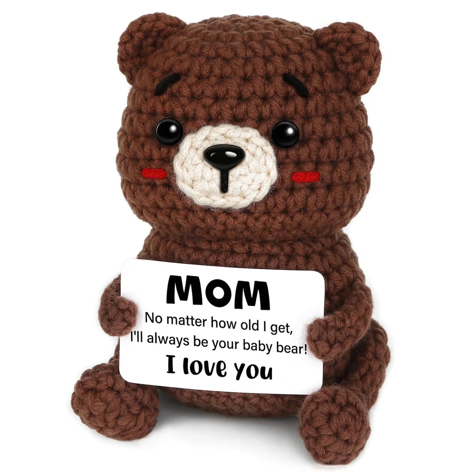 New Handmade Crochet Doll for Mom Dad Knitted Collectible Gift