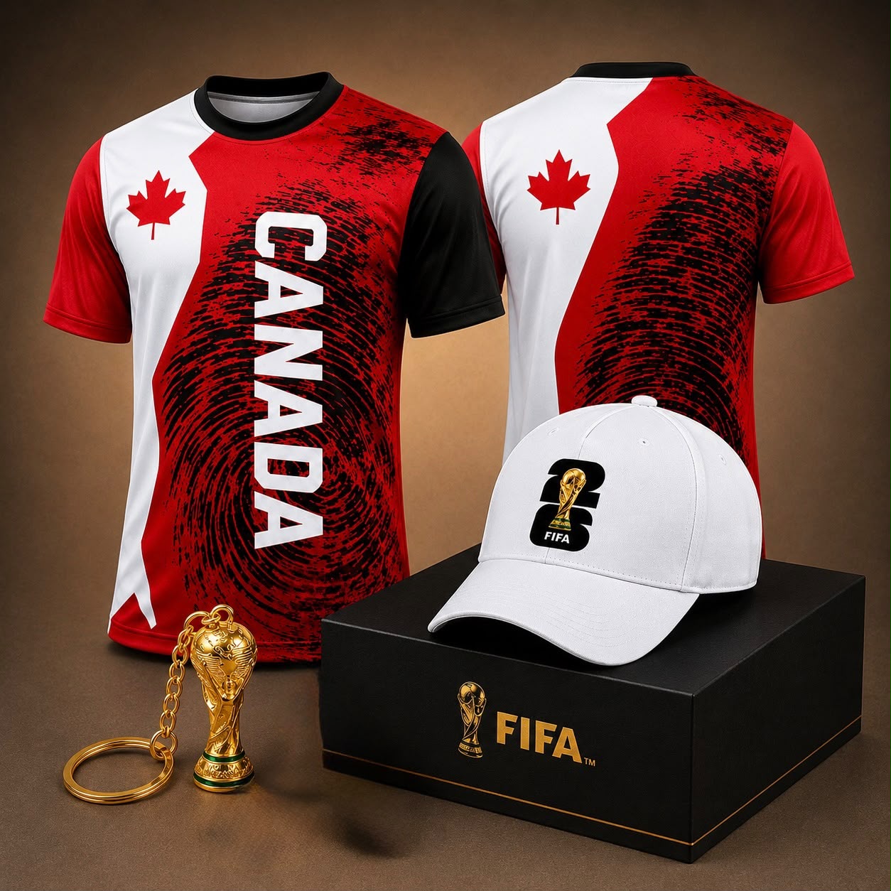FIFA World Cup 2026 Jersey & Cap Gift Set | Premium Graphic Tee Bundle
