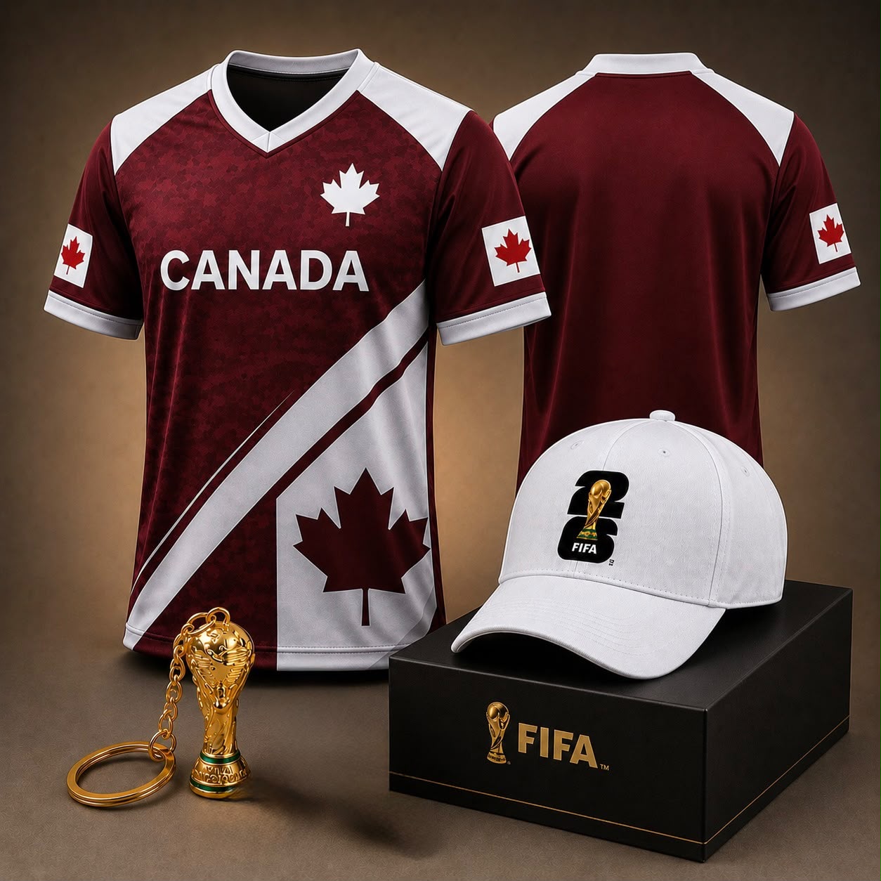 FIFA World Cup 2026 Jersey & Cap Gift Set | Premium Graphic Tee Bundle
