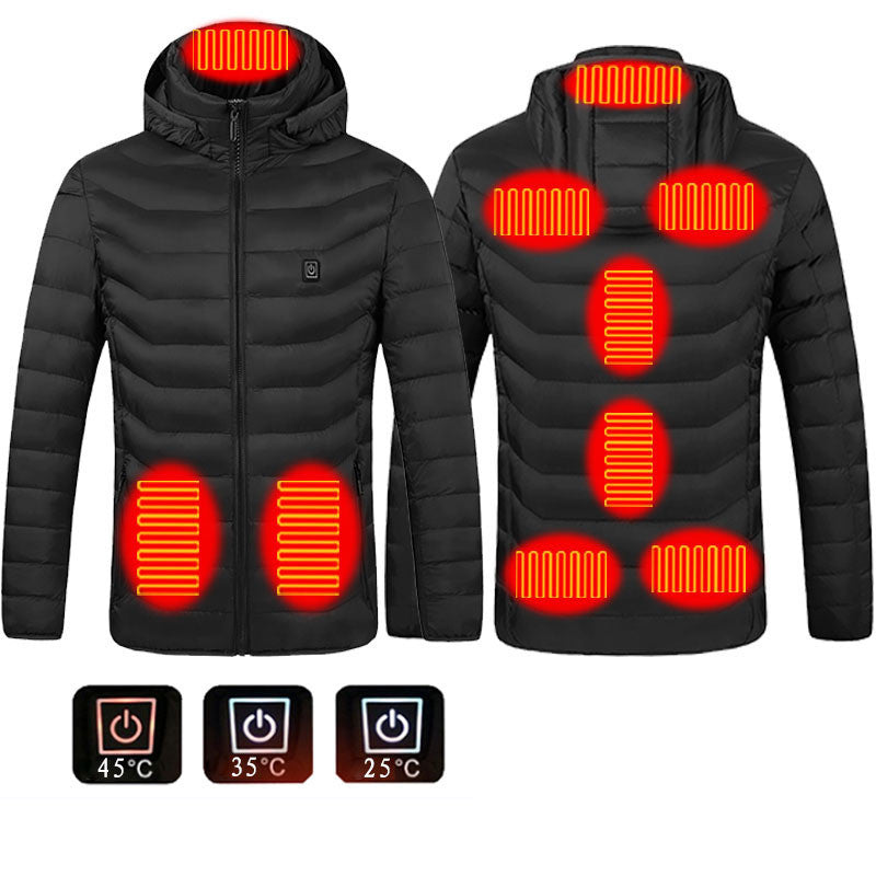 New Heated Jacket Coat USB Electric  Thermal Clothing Heating Vest