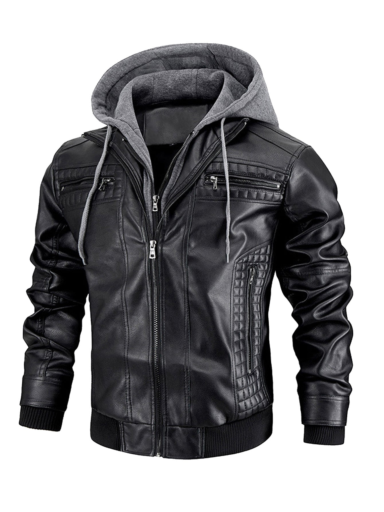 Leather Jacket Motorcycle Jacket Waterproof Windproof